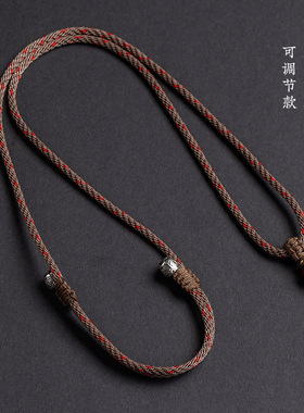 双色项链绳固定款鸿运当头套头