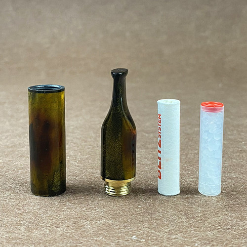 9mm活性炭芯海柳烟嘴虎斑活柳烁石滤芯男士女粗中细三用一体父亲 - 图2