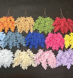 仿真长枝孔雀松 珊瑚叶婚庆布景婚庆吊顶婚庆用品花艺假花人造花