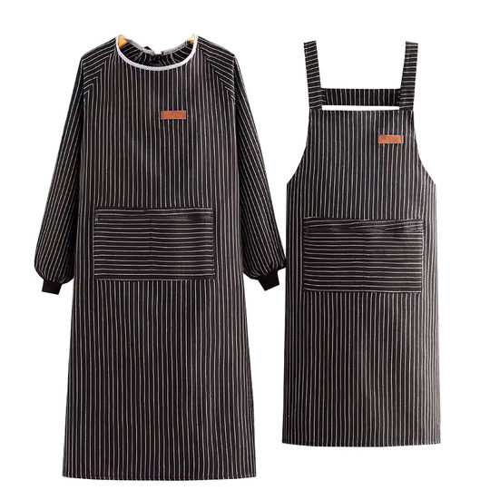 Hogar Moda Cocinar Cubierta de cocina Delantal de manga larga