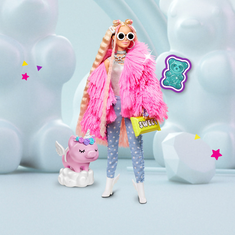 barbie之粉红甜姐潮流大表姐娃娃 芭比娃娃/配件