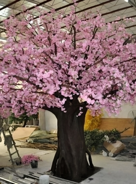 仿真樱花树大型商场装饰门厅造景高端定制仿真树摆件仿真花树假树
