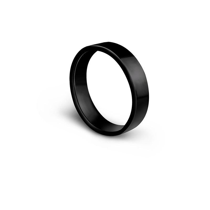 钛钢戒指 时尚纯色不锈钢指环男女款 广告促销毕业小礼品定制logo - 图1