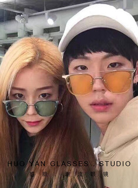 墨镜韩国原宿海洋片百搭太阳眼镜