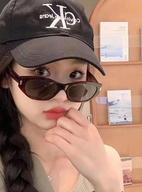 新款多边形猫眼墨镜偏光防紫外线