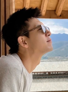 去有风的地方谢之遥同款墨镜窄框