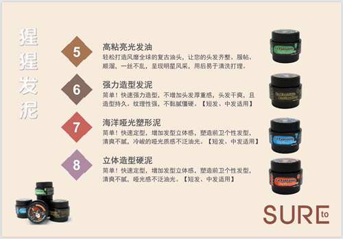 La Fantaisie法国强力造型发泥 男士自然蓬松造型发泥 定型发蜡 - 图3