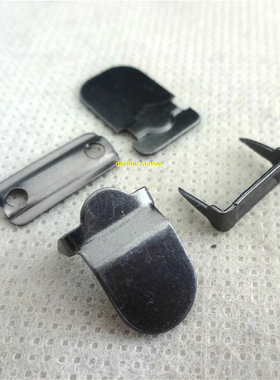 新款定制四件金属隐形标准西裤钩二爪裤钩金属铜质裤钩搭扣12mm