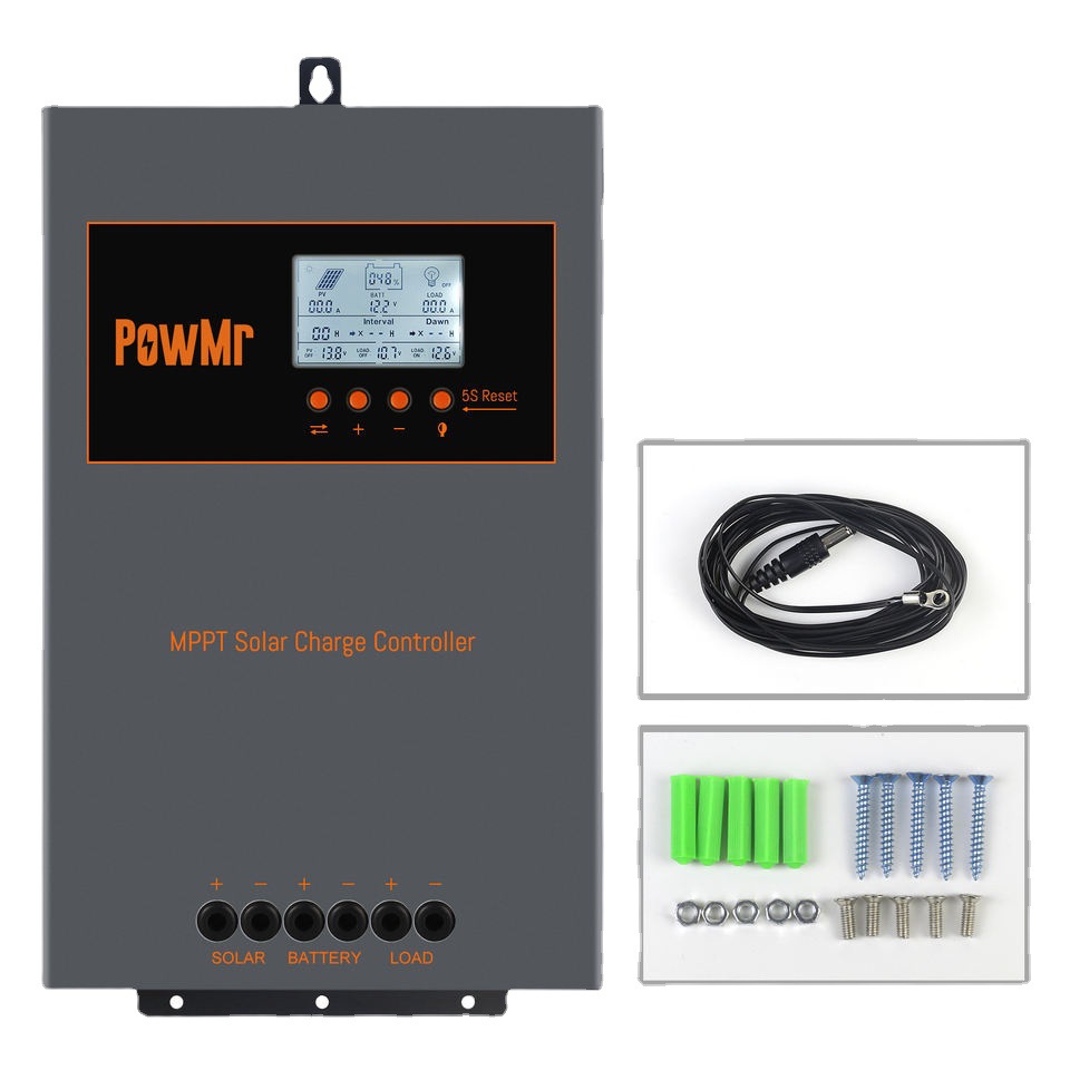100Amppt控制器 现货低功耗铅酸电池48V充放电太阳能控制器 - 图2