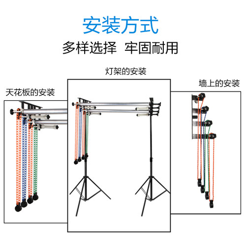 南冠摄影背景架影棚拍照背景布支架证件照影楼背景轴手动12346轴 - 图1