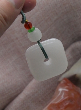 圆梦开运阁金丝玉四季平安扣吊坠