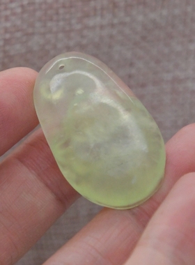 圆梦开运阁天然葡萄石佛吊坠