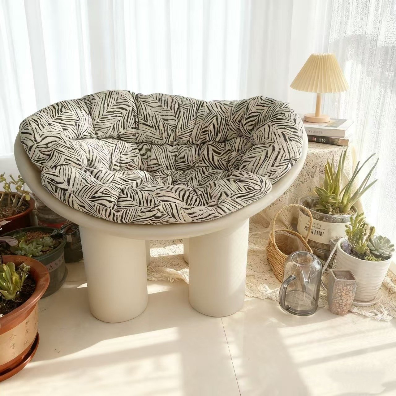 网红民宿大象腿椅子专用垫子懒人沙发坐垫小象腿座椅纯色加厚坐垫,淘宝优惠券,粉丝福利购,淘宝优惠卷