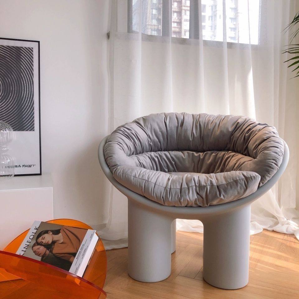 网红民宿大象腿椅子专用垫子懒人沙发坐垫小象腿座椅纯色加厚坐垫,淘宝优惠券,粉丝福利购,淘宝优惠卷