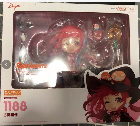 dnf光环dnf地下城与勇士古灵精怪粘土人手办 女魔法师光环