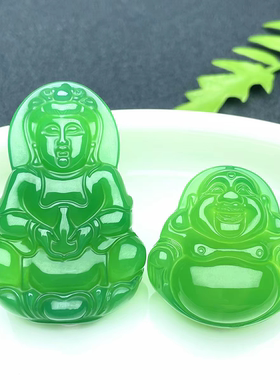 天然玛瑙玉髓观音佛挂件男女吊坠玉石玉器饰品配饰玉坠