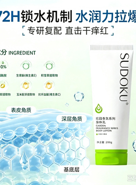 SUDOKU苹果小雏菊香身体乳舒缓干痒润肤乳保湿锁水滋润嫩肤乳成人