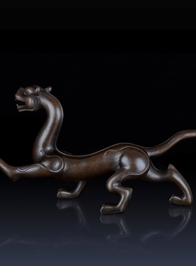 纯铜四方位青龙白虎朱雀玄武摆件