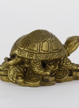 优选纯黄铜乌龟摆件金钱龟工艺品铜龟客厅家居装饰品铜长寿龟礼品
