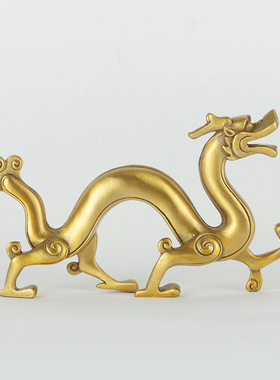纯黄铜十二生肖摆件创意12生肖工艺品鼠牛虎兔龙蛇马羊猴鸡狗猪