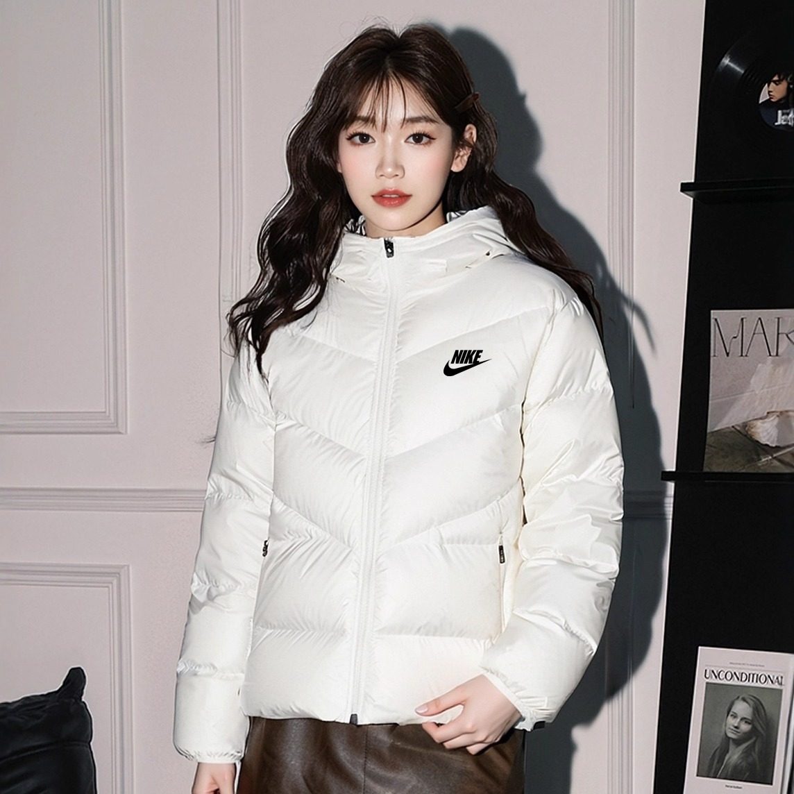 NIKE耐克羽绒服保暖外套女款官方新款轻薄排骨衣服冬季女士运动服,淘宝优惠券,粉丝福利购,淘宝优惠卷
