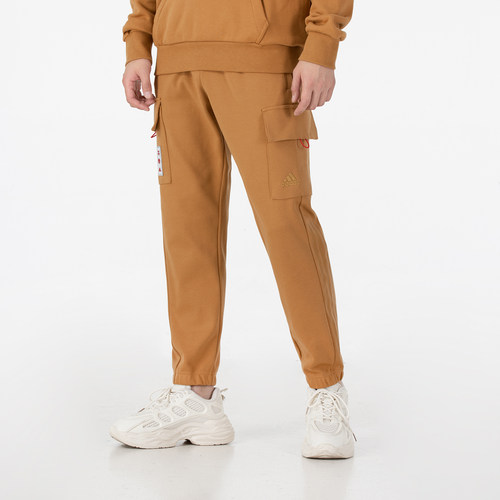 Adidas阿迪达斯裤子男裤2025冬季新款运动裤工装裤收口长裤HC02 - 图2