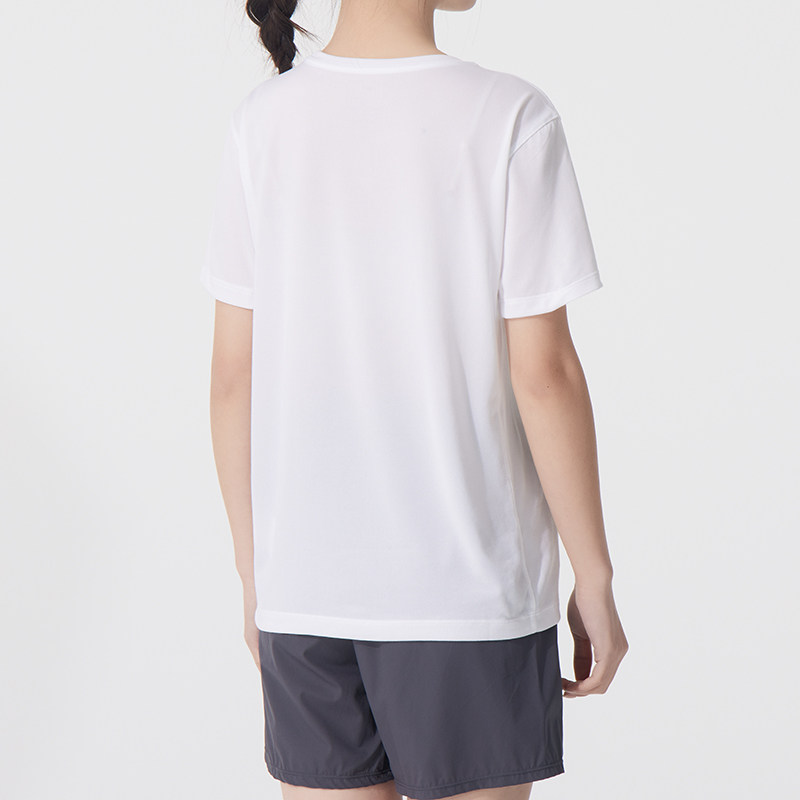 耐克女子冬季运动套装圆领白色休闲T恤短袖短裤两件套跑步健身衣,淘宝优惠券,粉丝福利购,淘宝优惠卷