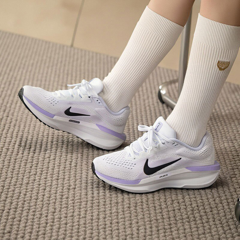 Nike耐克正品WINFLO 11女子公路专业跑步鞋25冬季透气缓震运动鞋 - 图1