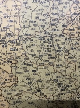 中文版中国世界图 怀旧复古牛皮纸海报酒吧咖啡馆宿舍装饰海报