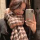 2025 New Plaid Scarf Autumn and Winter Thickened