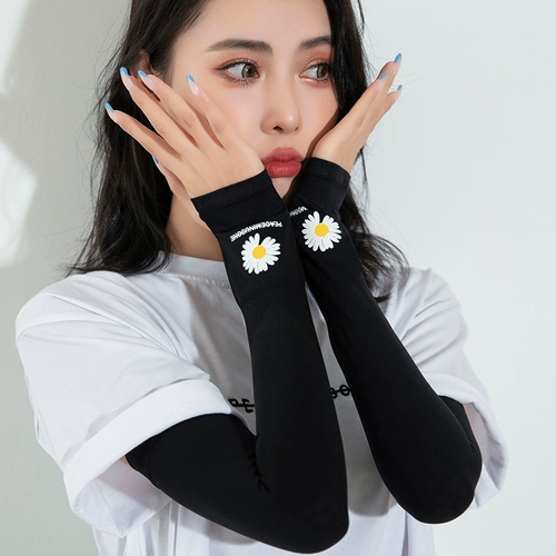 Летние шелковые нарукавники, брендовый комплект, универсальный крем для рук, длинные перчатки, защита от солнца, УФ-защита