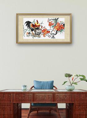 家和万事兴画鸡的画木棉花画