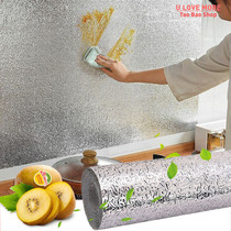 Oil-proof Waterproof Kitchen Stickers Self Adhesive Fireproo
