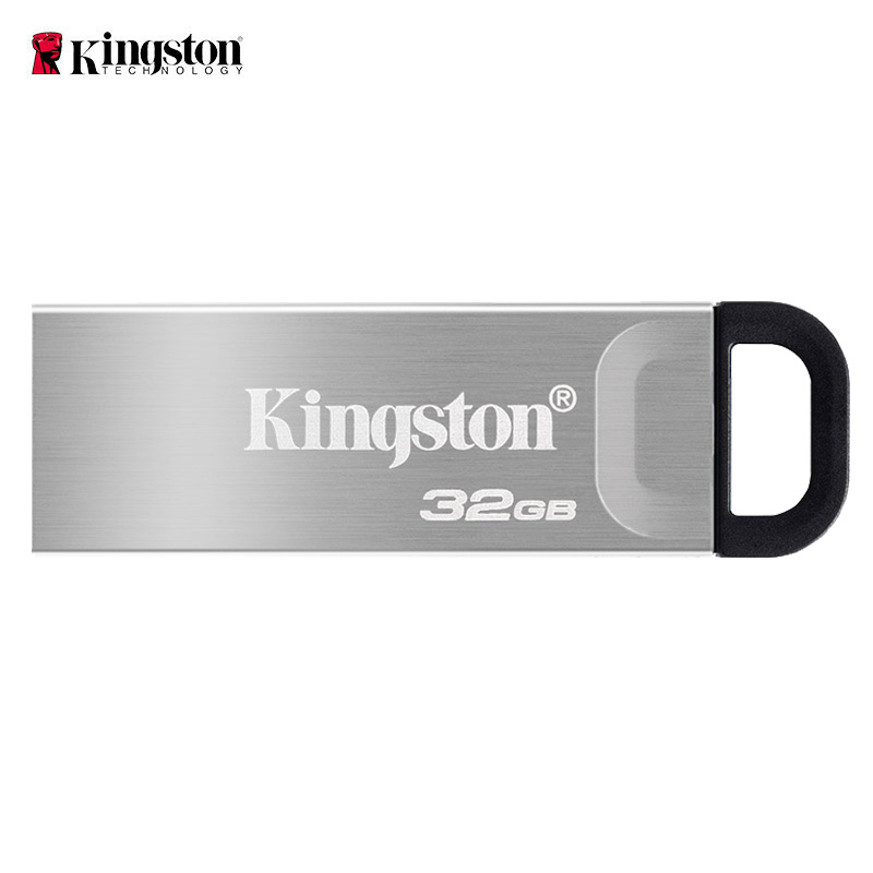 Kingston金士顿DTKN 32gu盘 200兆读速 个性定制金属迷你 移动U盘 电脑商务办公 高速3.2正品优盘官方旗舰 - 图0