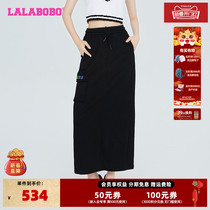 LALABOBO spring autumn new products cute fashion womens group sequin A type knitted long half body dress) LBCC-WXZQ26