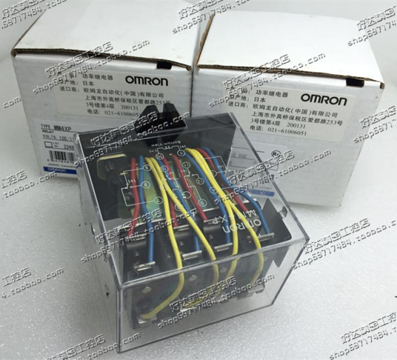 原装正品 欧姆MRON 继电器 MM4XP 100/110VAC 现货全新 销售 - 图1