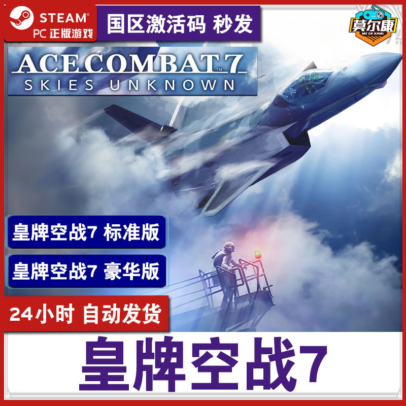 steam皇牌空战7未知领域 key激活码 壮志凌云 PC正版游戏 未知空域 ACE COMBAT 7: SKIES UNKNOWN 国区游戏 - 图1