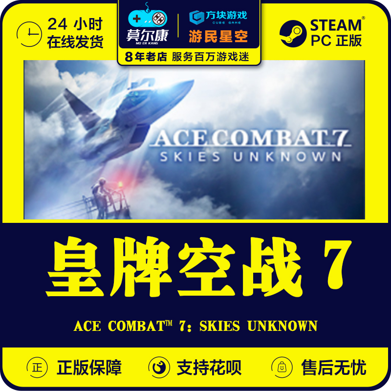 steam皇牌空战7未知领域 key激活码 壮志凌云 PC正版游戏 未知空域 ACE COMBAT 7: SKIES UNKNOWN 国区游戏 - 图2