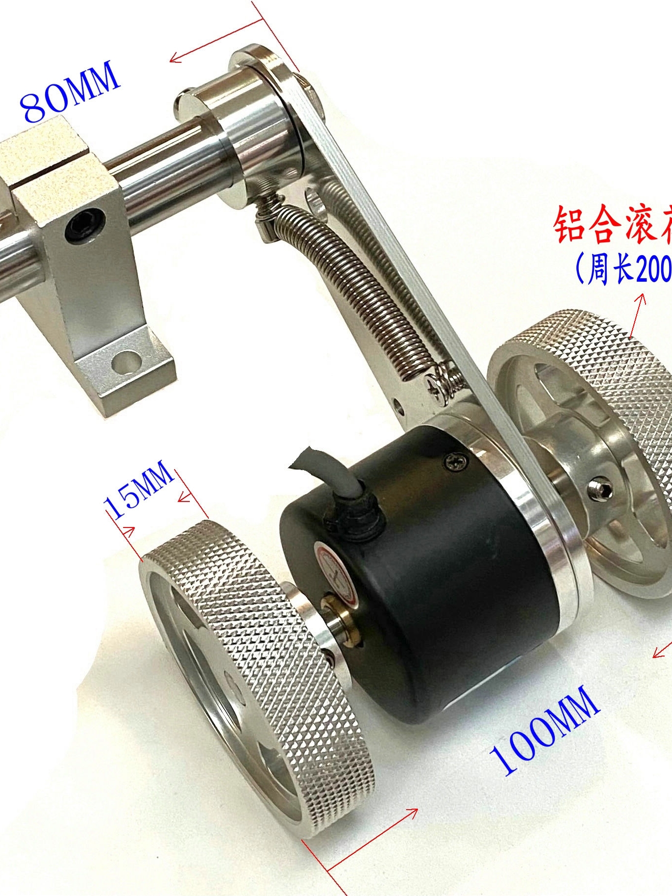 新品增量式光电旋转编码器计米轮同步器位置/米数/速度传感器固定