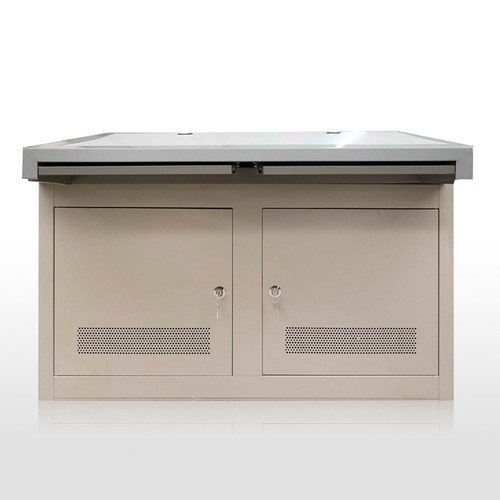 单联双联三联四联不锈钢平台桌子监控室工作台操控机房操作台 控制台调度台监控控制台带发票指挥中心 - 图0