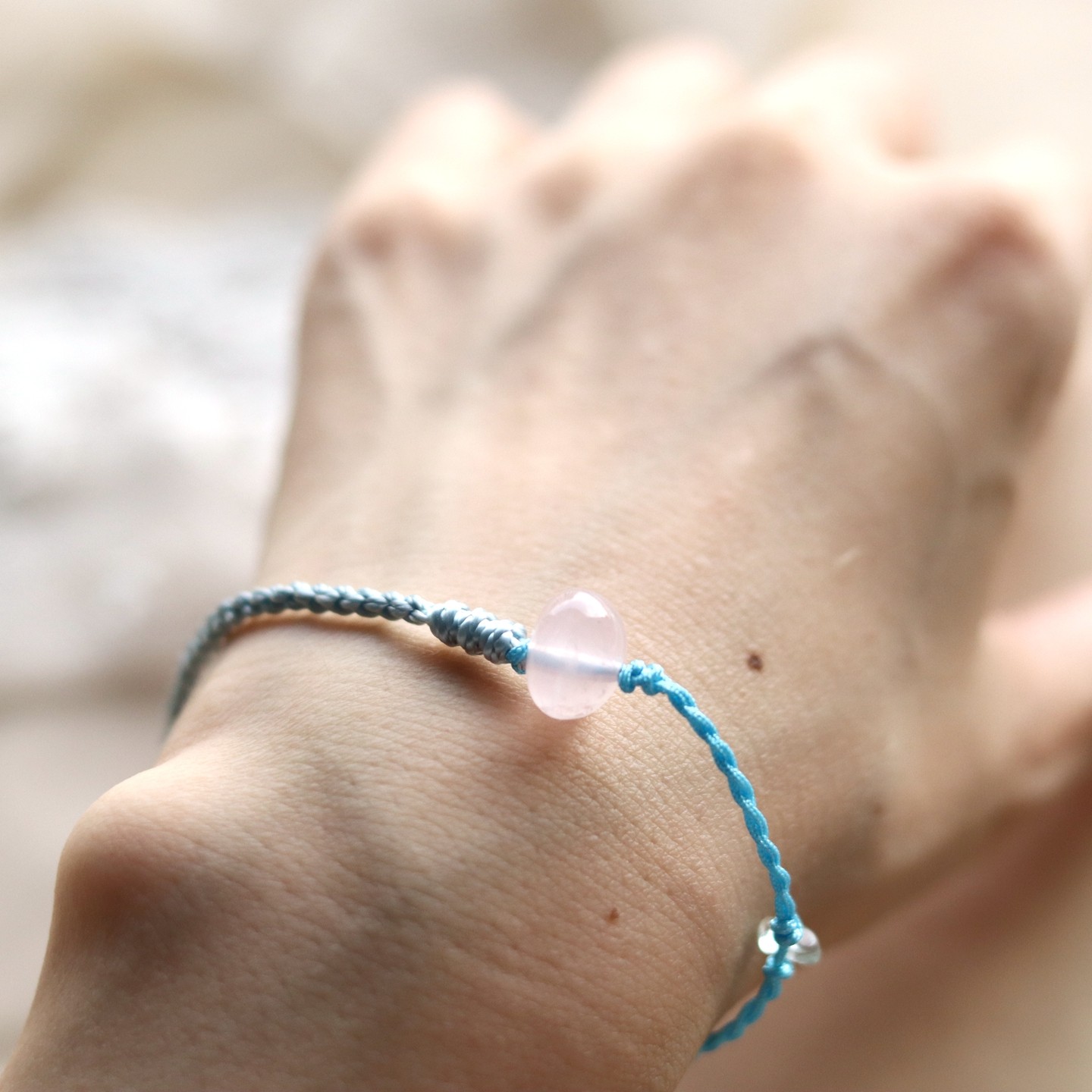 #孤品# 幸福密码 - 天然粉水晶手饰女小众设计款手绳招桃花露思,淘宝优惠券,粉丝福利购,淘宝优惠卷