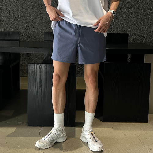 韩国东大门男装短裤男生夏季薄款速干运动休闲裤百搭沙滩裤PT2336 - 图2