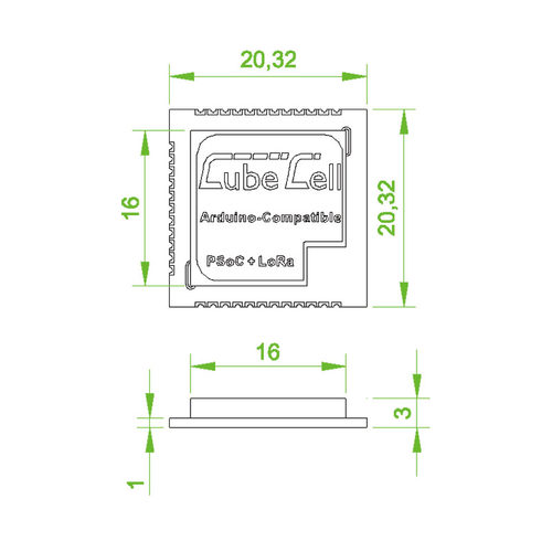 AM02- Asr6502模块 lora物联网A支持Arduino  平台自由二次开发 - 图2