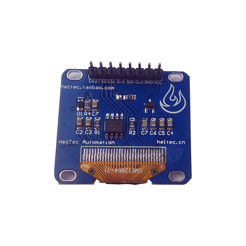 1.3寸带中文字库 白色OLED液晶显示屏模块 128*64点阵SPI  Heltec - 图2