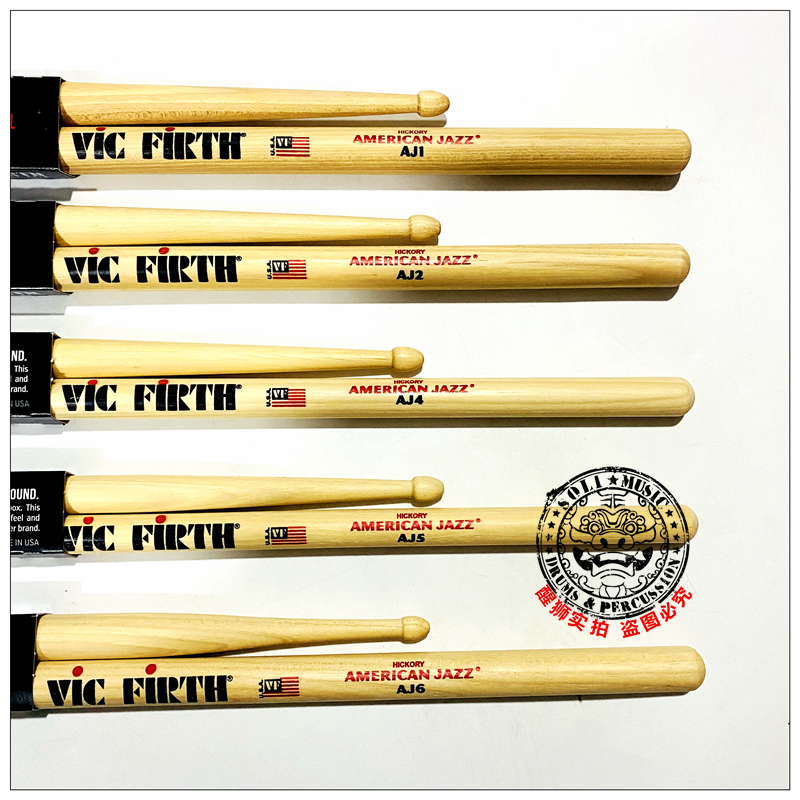 美产VIC FIRTH america JAZZ鼓棒AJ-1 AJ-2 aj-6-图1