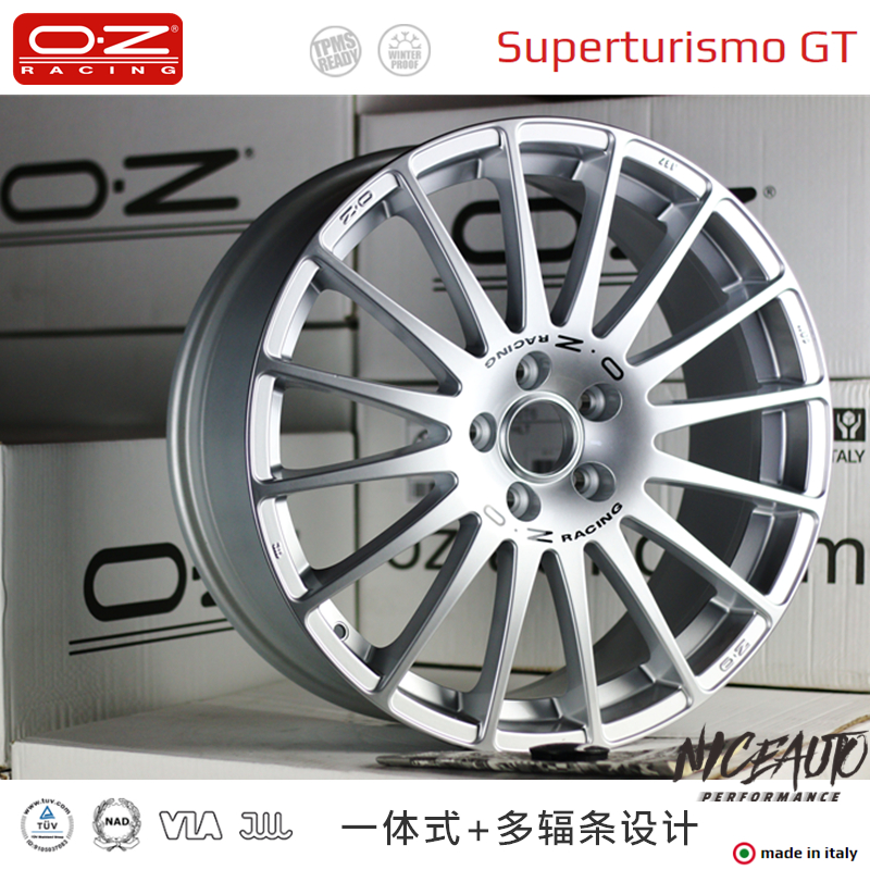 深圳NICEAUTO意大利OZ Superturismo GT性能轻量化改装轮毂德日系