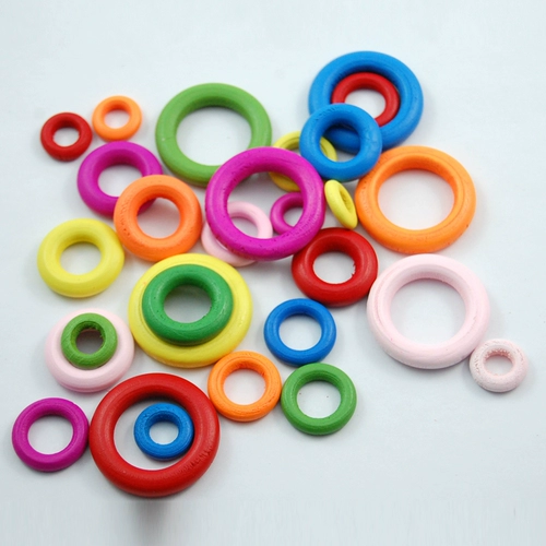 Детский браслет из бисера ручной работы, бусины, деревянные многоцветные смешанные аксессуары