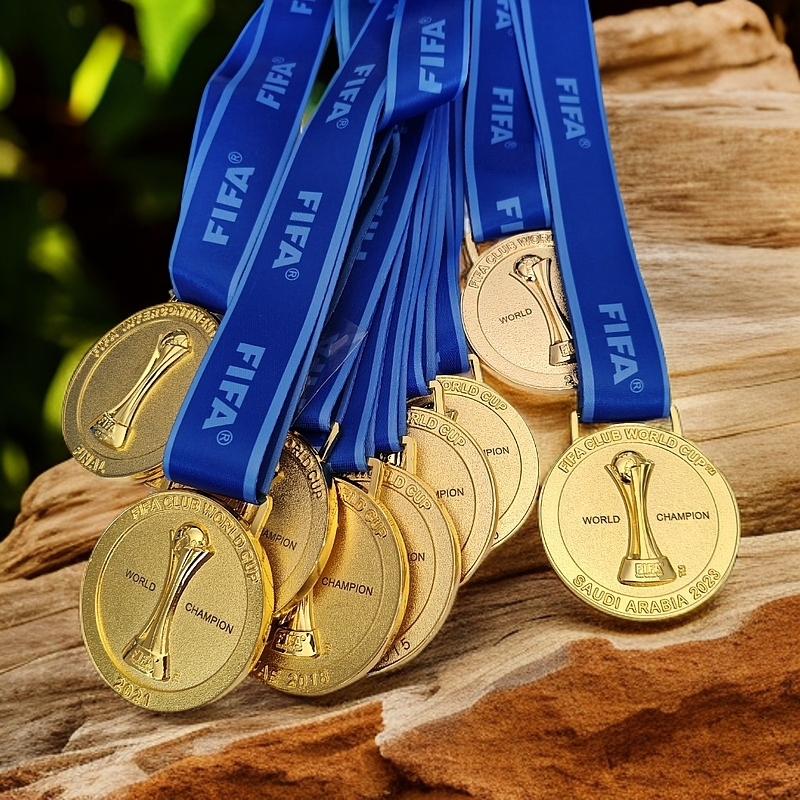 洲际杯纪念奖牌 2024 2025皇马巴黎足球球迷用品玩具道具体育运动,淘宝优惠券,粉丝福利购,淘宝优惠卷