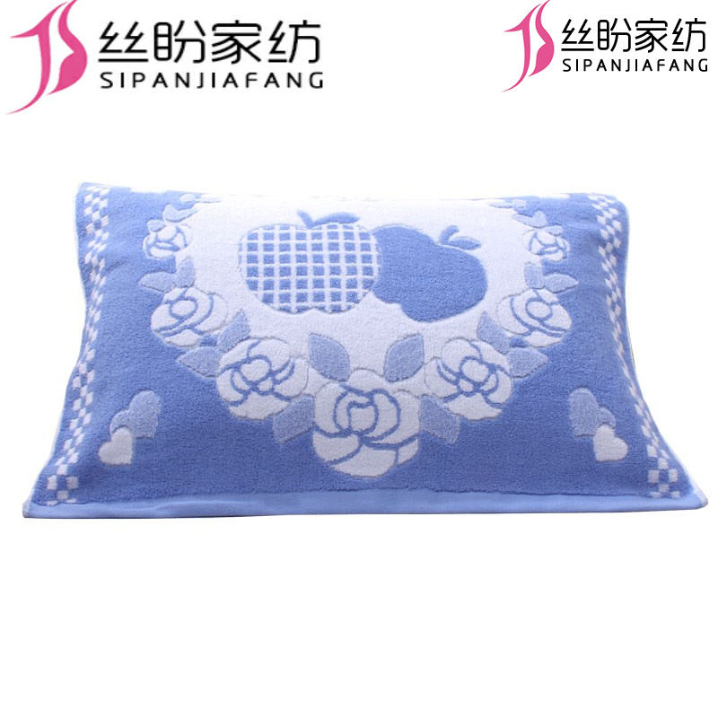 清仓特大睡觉棉麻毛巾枕巾老款防滑 丝盼枕巾