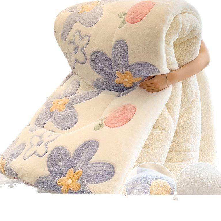 羊羔绒被子2025新款冬季棉被被芯冬天宿舍单人秋冬被加厚保暖10斤,淘宝优惠券,粉丝福利购,淘宝优惠卷